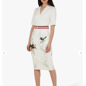 Ted Baker Molilo Bird Bodycon Dress